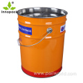 5 gallon metal tin bucket with flower lid